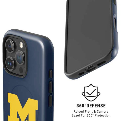 University of Michigan M Logo Bold iPhone 16 Pro Magsafe Impact Case